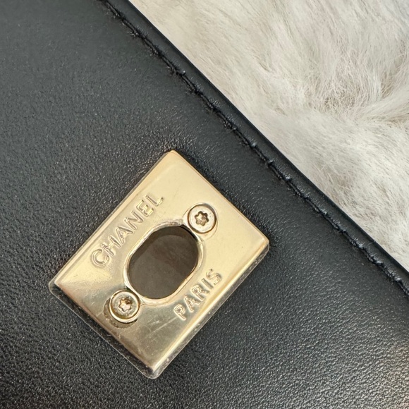 Chanel Black Chevron Mini Bag - Picture 8 of 15